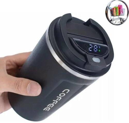 Leak-Proof Coffee Travel Mug with One-Click Lock - 360° Flip and Shake Proof Design